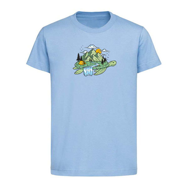 Мъжка тениска с цветен принт TURTLE ISLAND Мъжка тениска с цветен принт TURTLE ISLAND